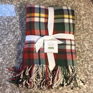 Pottery Barn Denver Plaid Table Throw